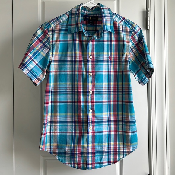 Other - Boys Ralph Lauren Short Sleeve Button Down Size M (10-12)